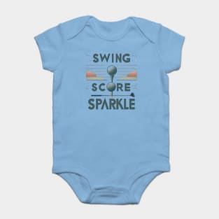 Swing, Score, Sparkle Baby Bodysuit